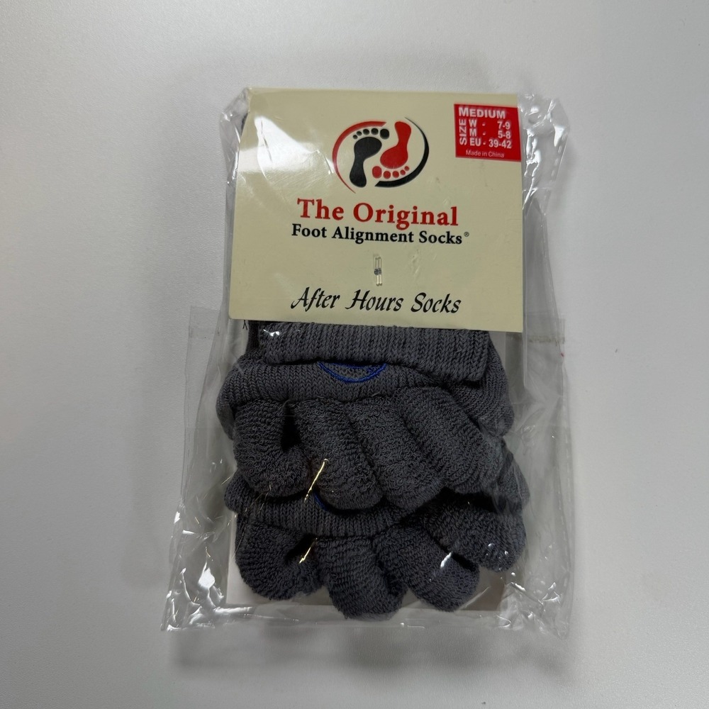 The Original Foot Alignment Socks Gray Size medium 7-9